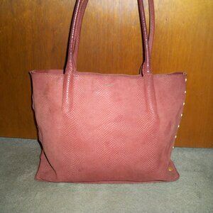Hammitt Oliver Henna Snake Zip Tote with Gold Hardware $475, GUC!!